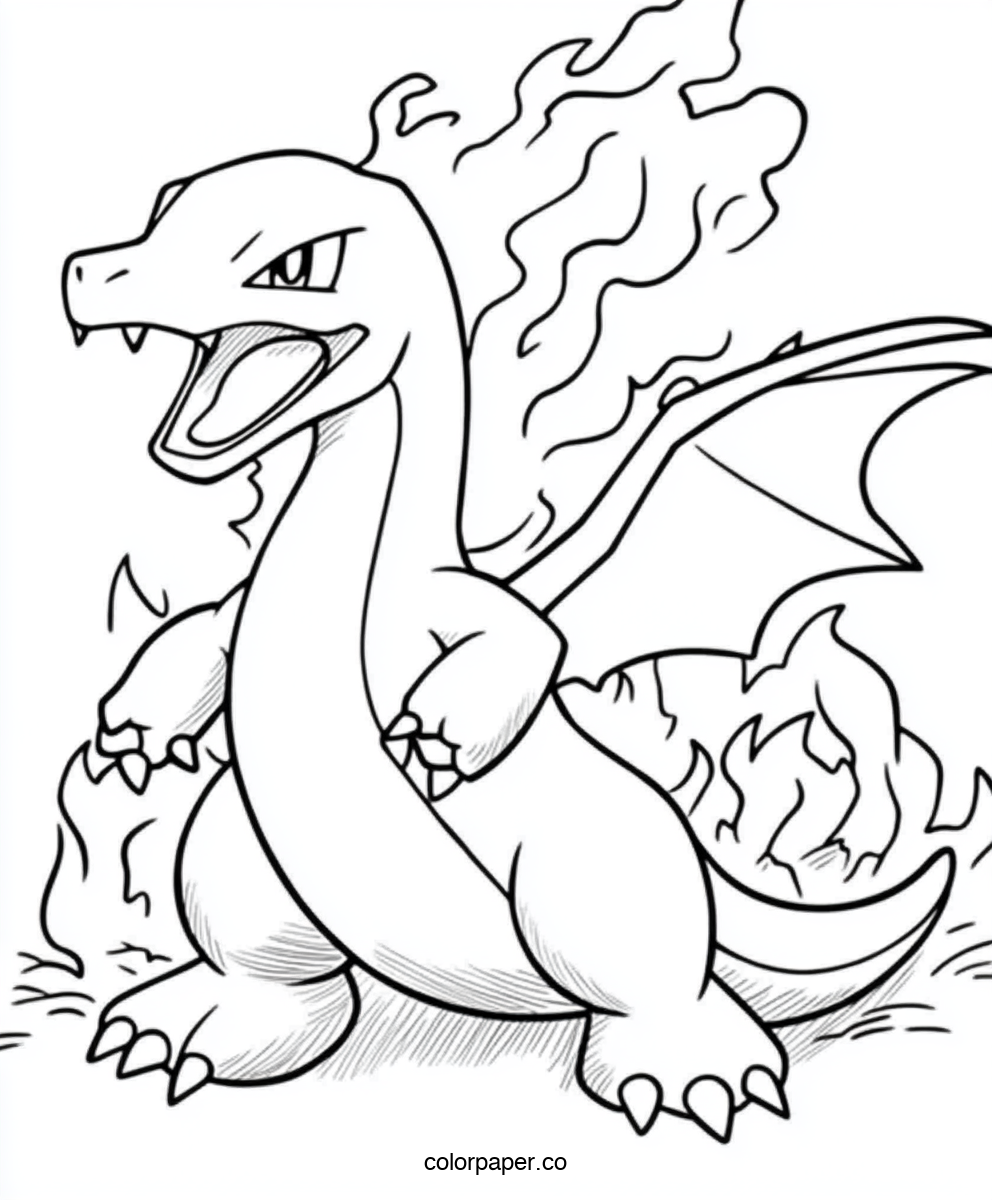 Charizard Breathing Fire