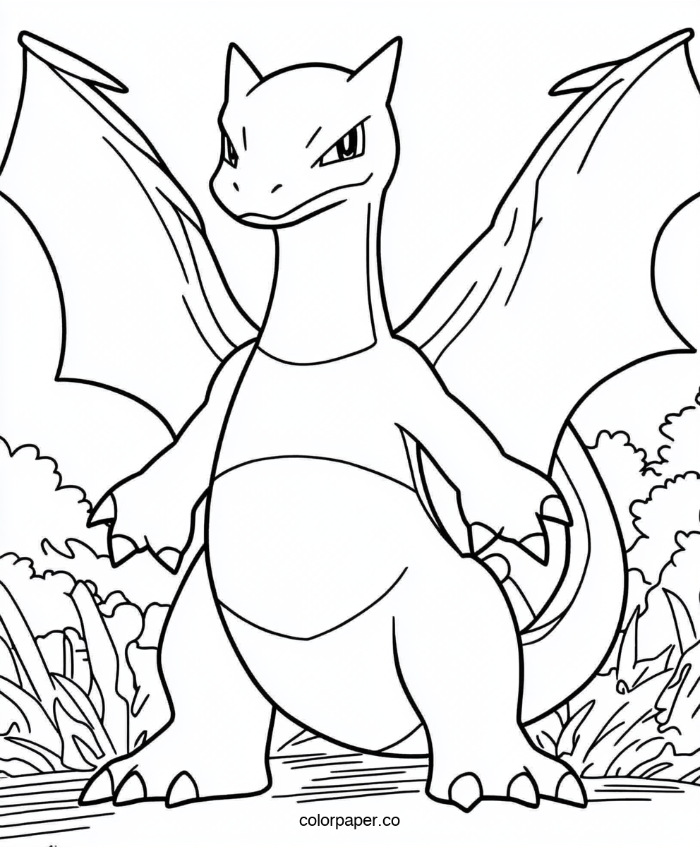 Charizard in a Strong Pose