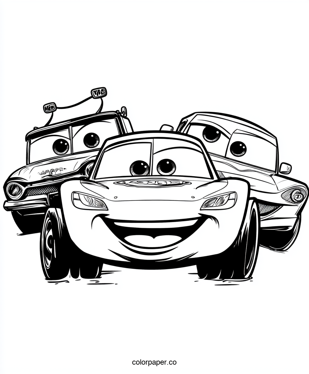 Lightning McQueen with Friends