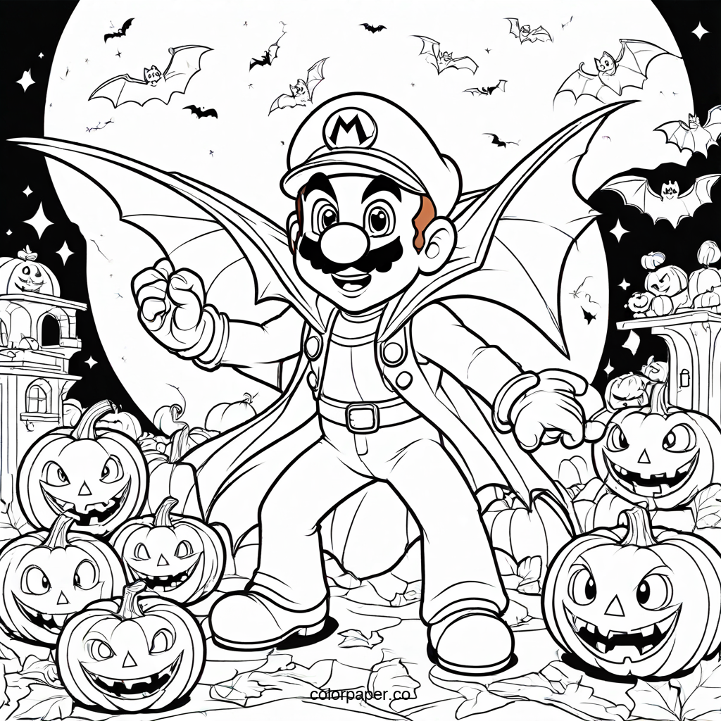 Spooky Halloween Mario Adventure