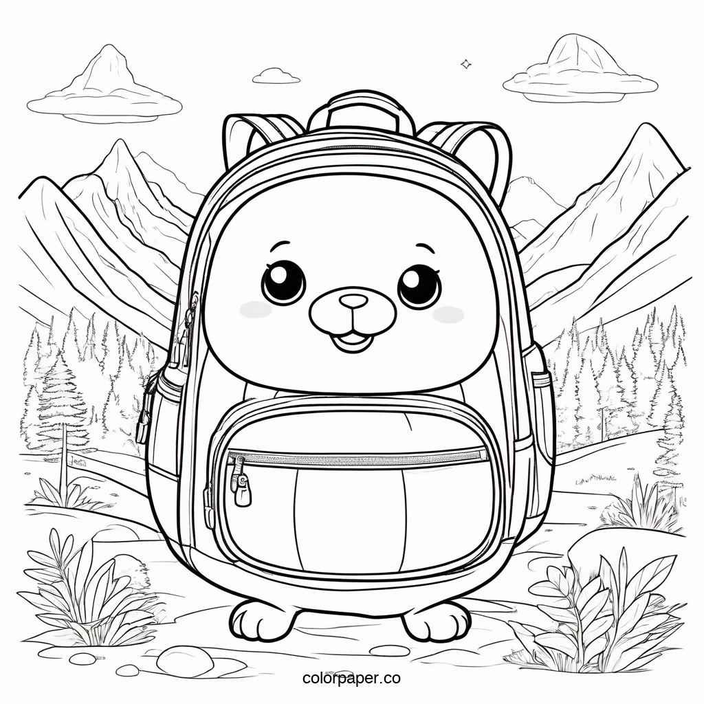 Squishmallow with a Backpack