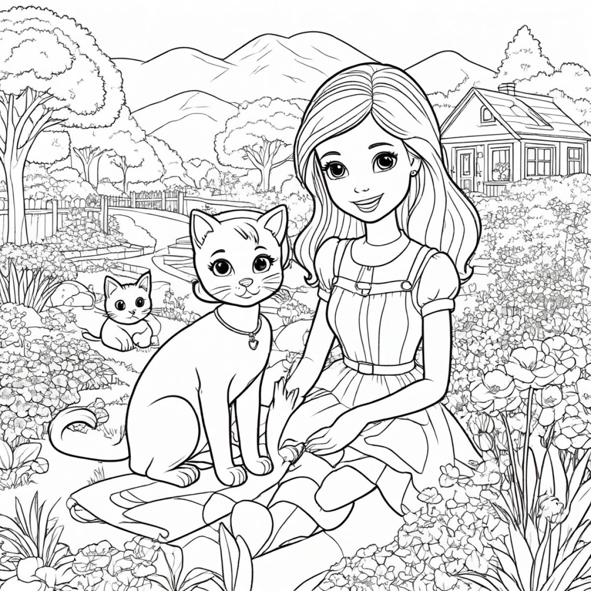 Barbie's Feline Friend Adventure