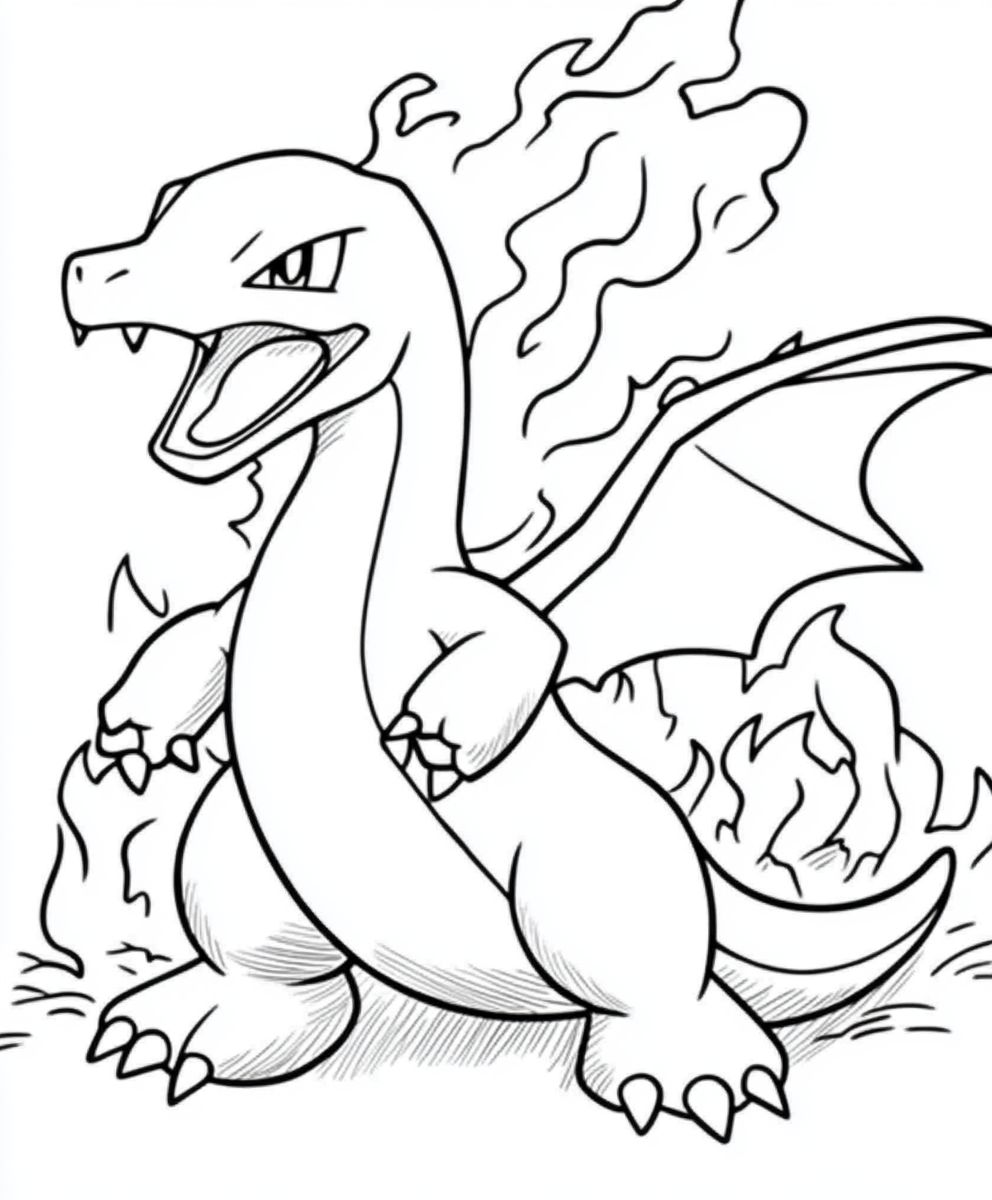 Charizard Breathing Fire