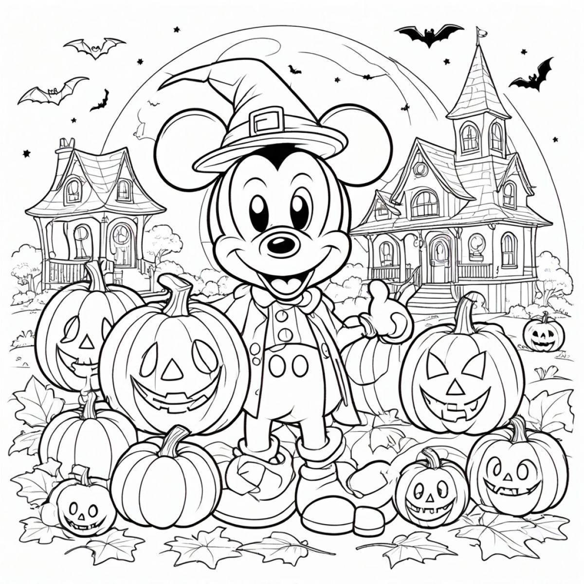 Charming Kawaii Mickey's Halloween Escapade