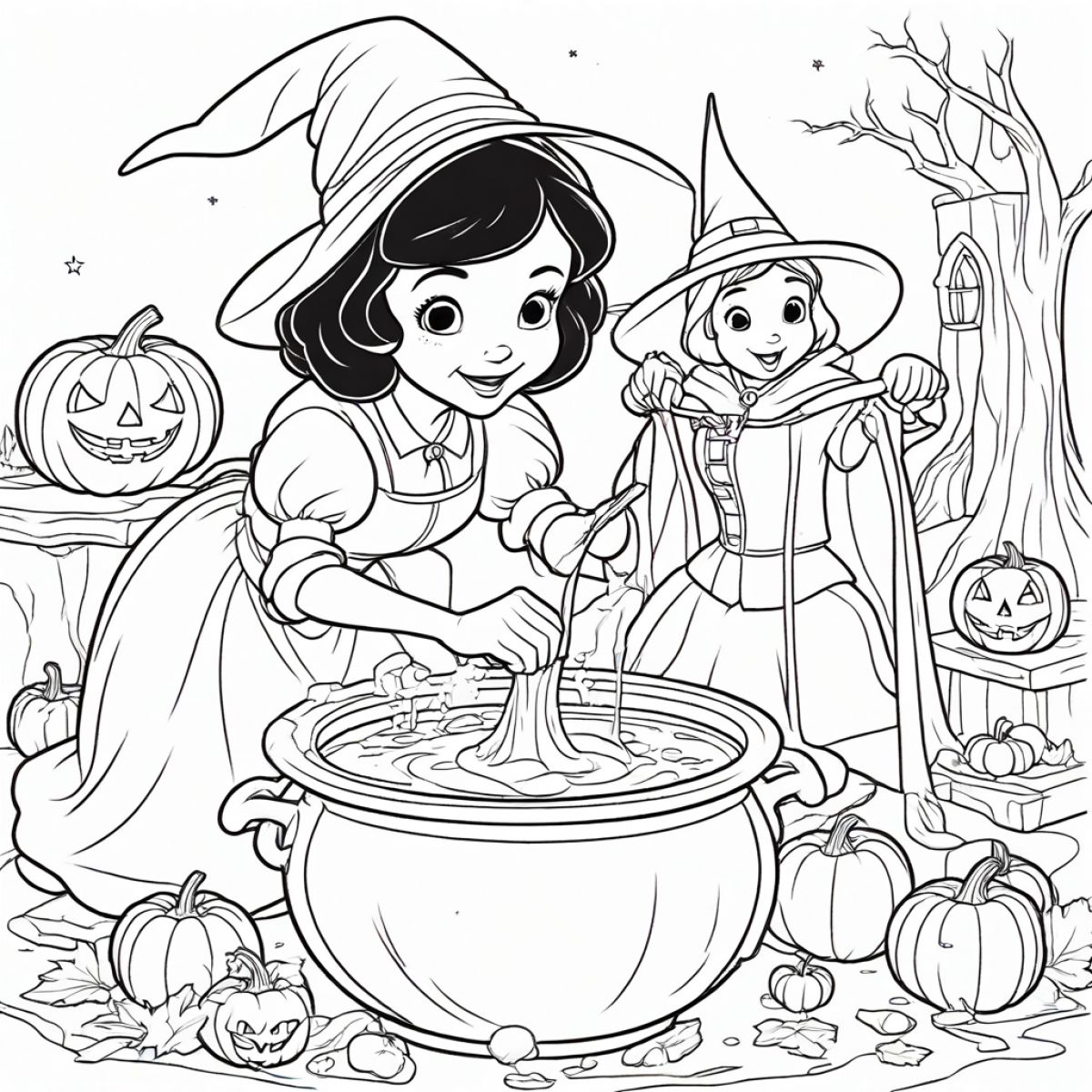 Enchanted Halloween Witch Tale