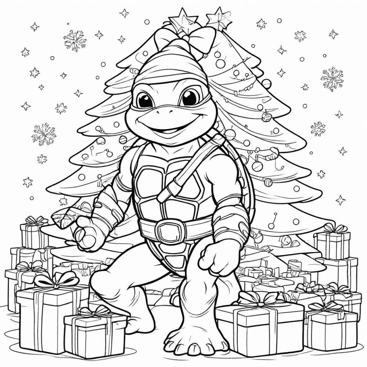 Festive Ninja Turtle Holiday Fun