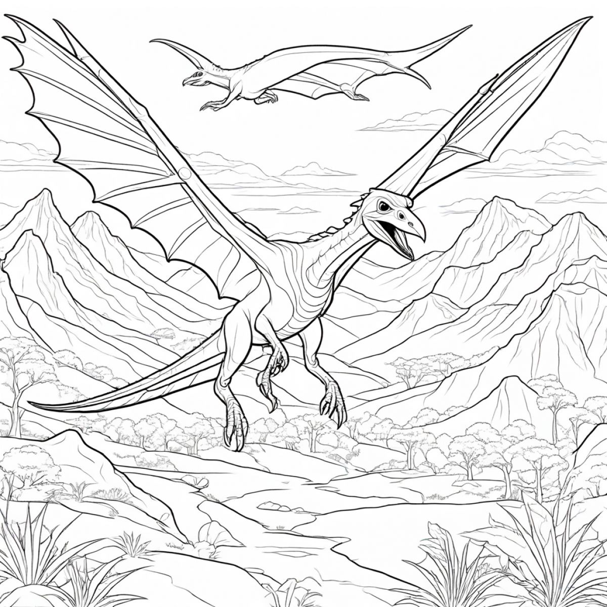 Pterodactyl's Prehistoric Sky Adventure