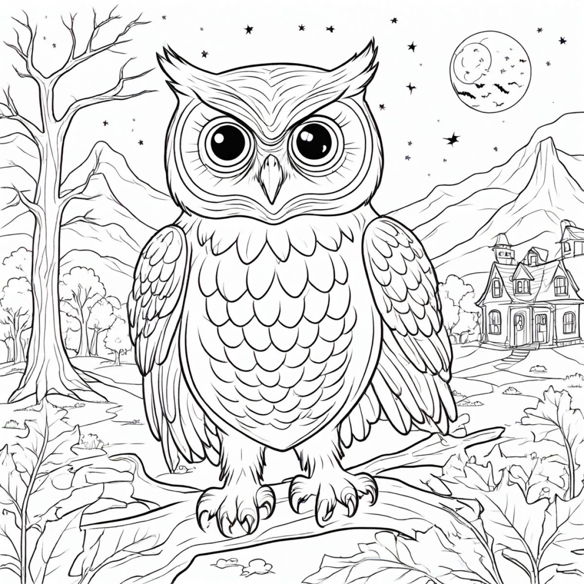 Spooky Owl Halloween Design