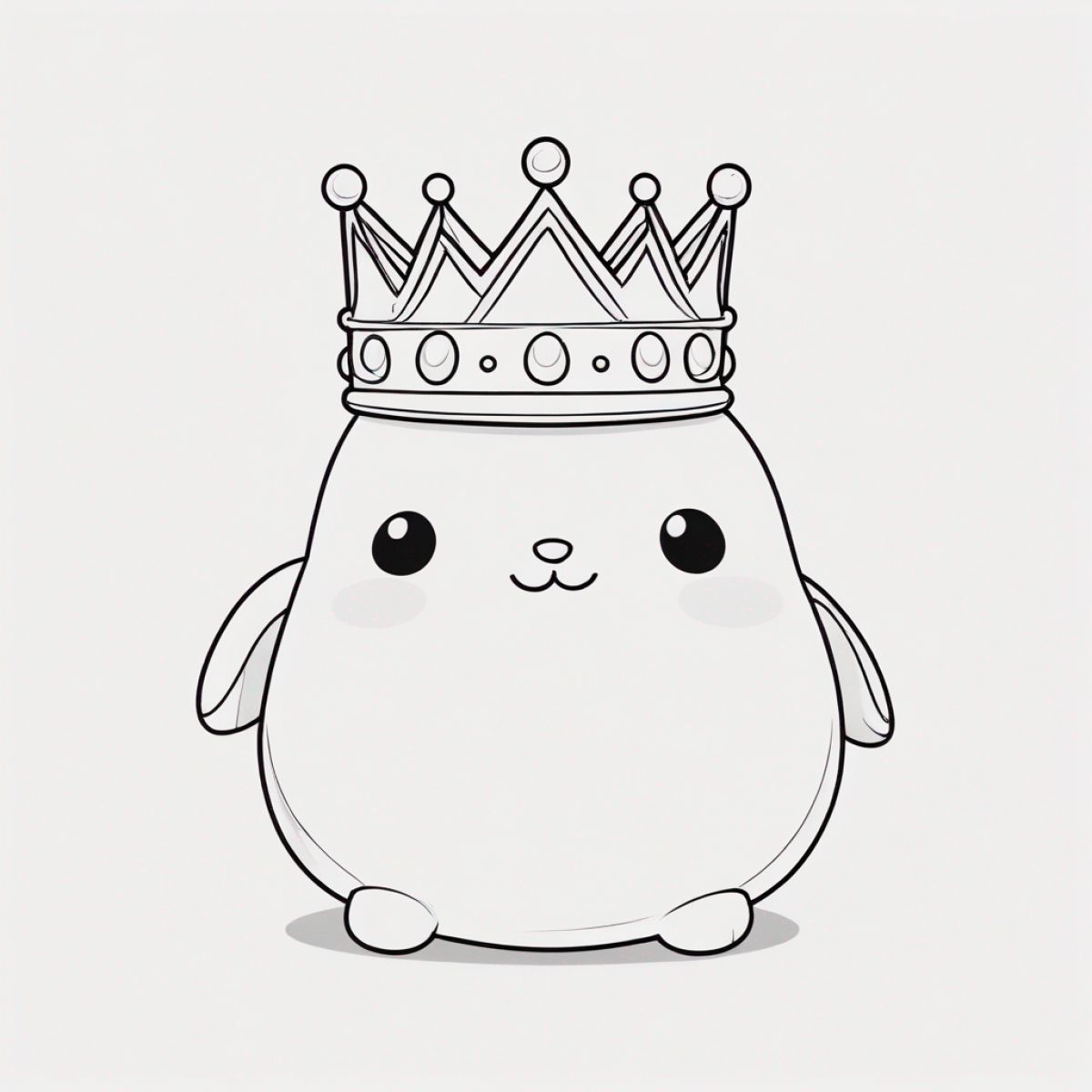 Squishmallow with a Crown