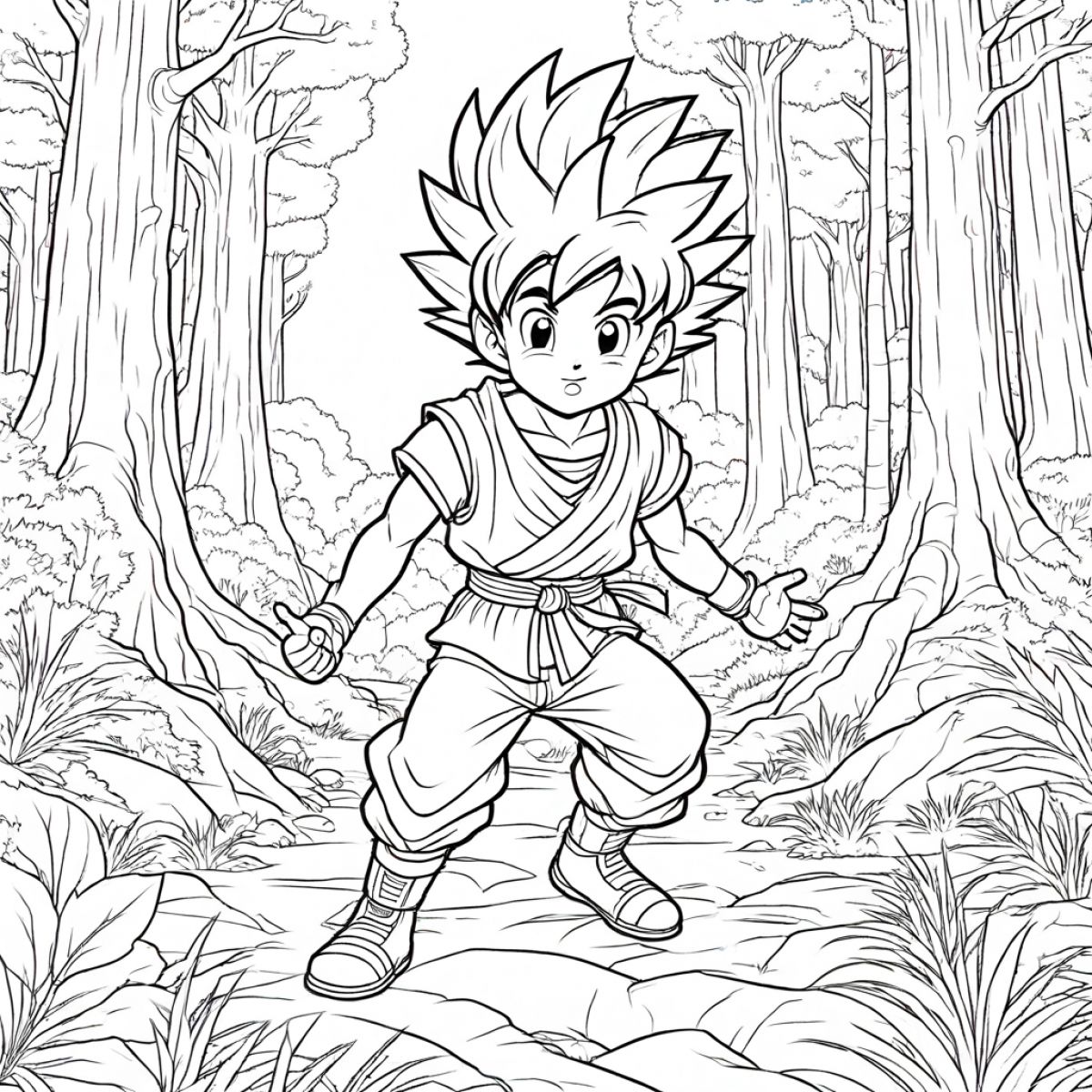 Young Goku's Epic Journey